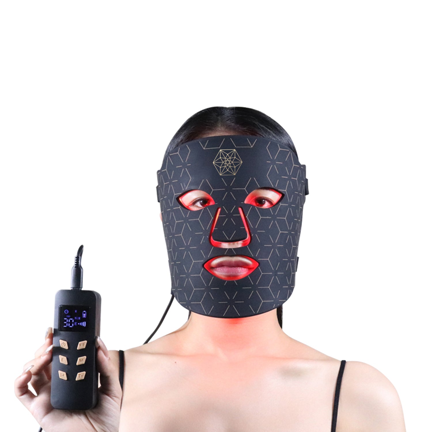 Red Light Therapy LED Face Mask - 90 Day 100% Money Back Guarantee